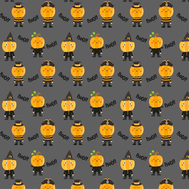 Vector halloween elements pattern.