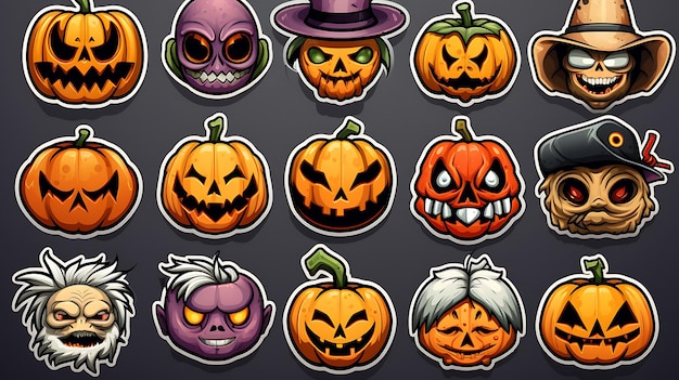 Halloween elements