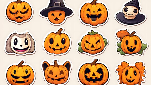 Vector halloween elements