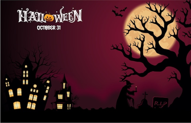 Halloween Fantasy Background