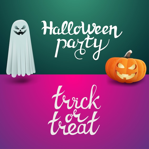 Halloween-feest en Trick or treat
