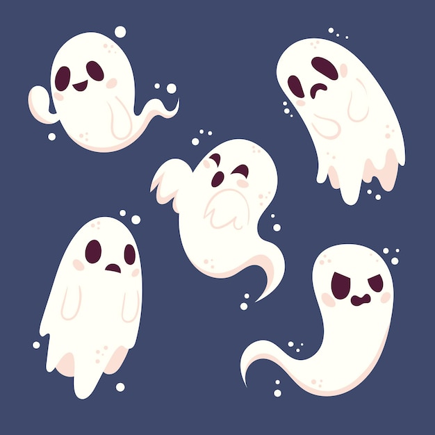 Halloween festival ghosts