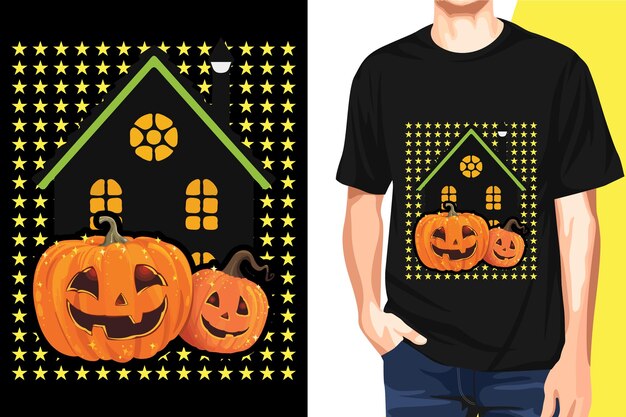 Halloween festival print klaar t-shirt sjabloon