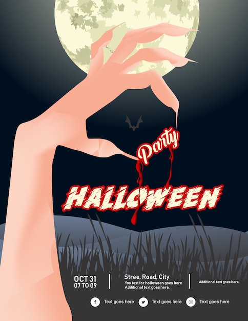 Halloween flyer