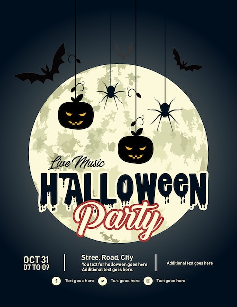 Halloween flyer