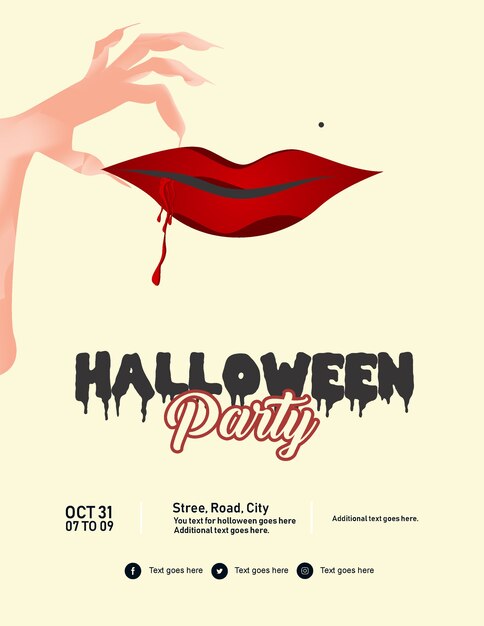 Halloween flyer