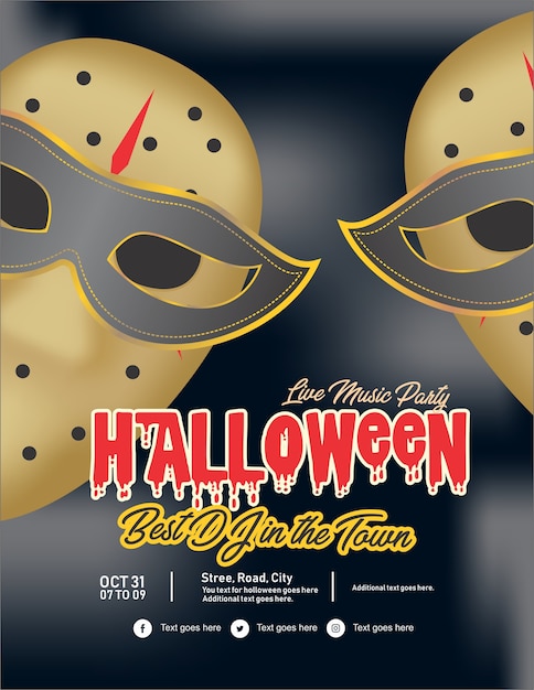 Halloween flyer