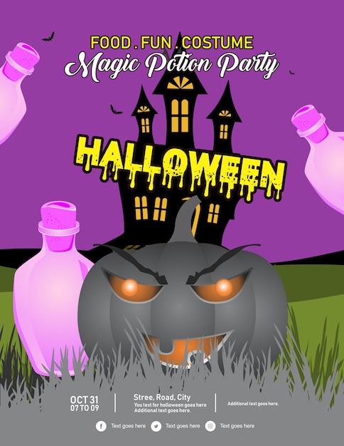 Halloween flyer