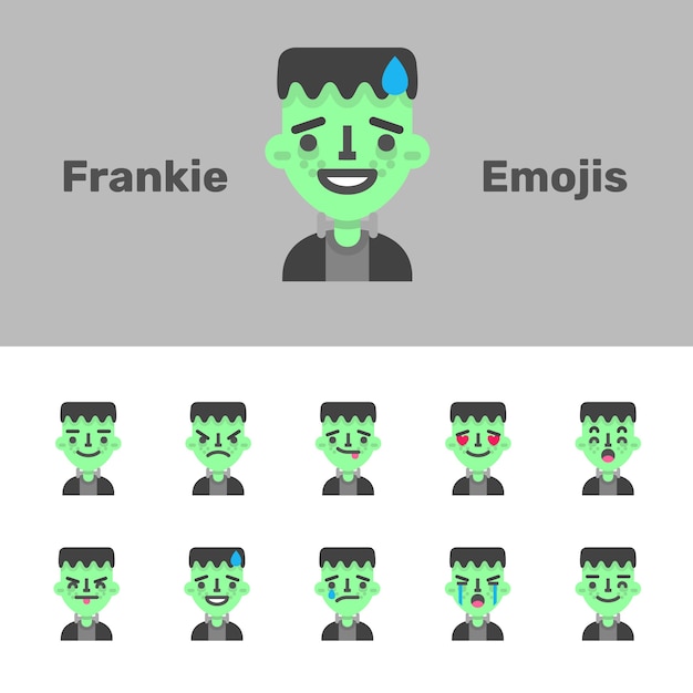 ハロウィンフランケスチンemojis