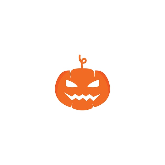 Halloween gezicht horror logo en symbool