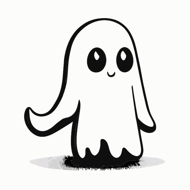 Person Using Colored Pencils As A Drawing To Draw A Ghost Background, Ghost  Picture Drawing Background Image And Wallpaper for Free Download