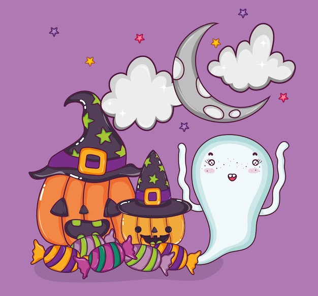 Halloween ghost cartoons