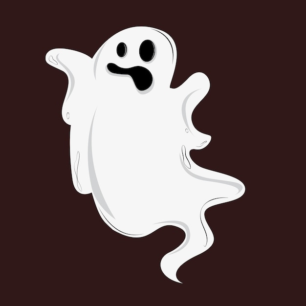 Fantasma di halloween e mascotte del mostro