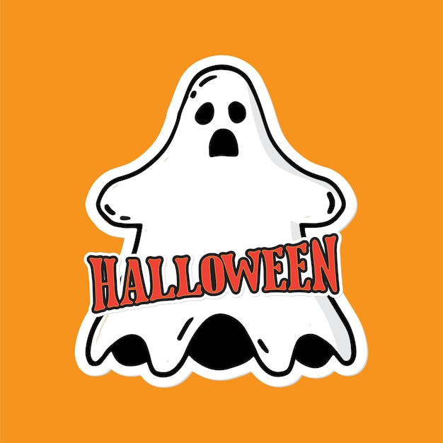 Halloween ghost stickers