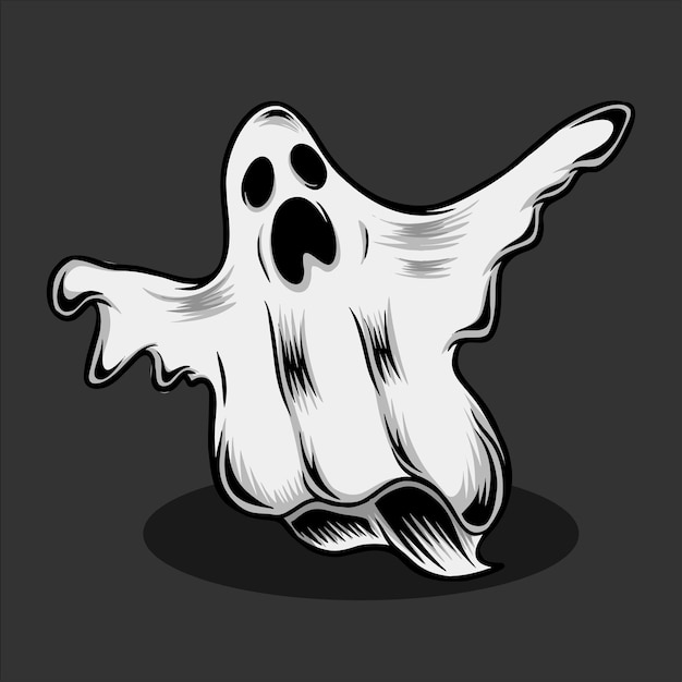 halloween ghost vector