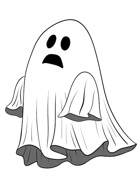 Vettore halloween fantasma