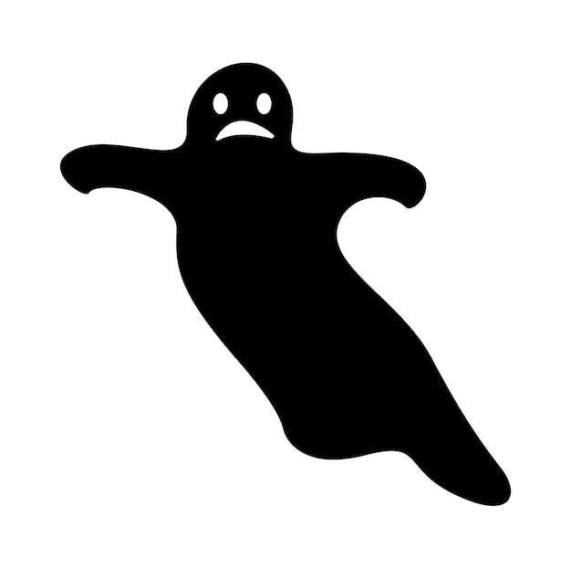Призраки Хэллоуина Страшные призраки дома с привидениями Векторная иллюстрация