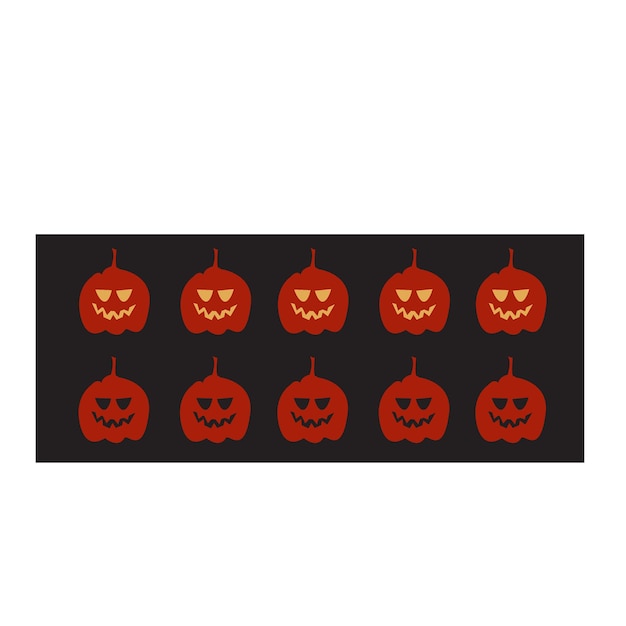 Halloween Gift Tag. Cute and scary label templates background