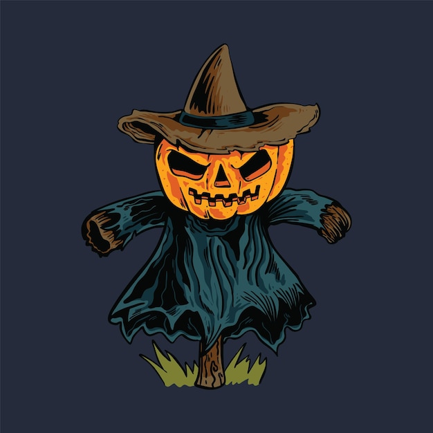 Halloween graphic illustration vector art tshirt design