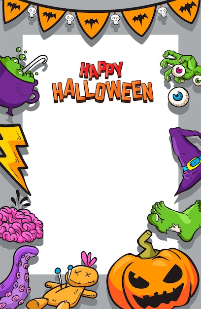 Halloween greeting card