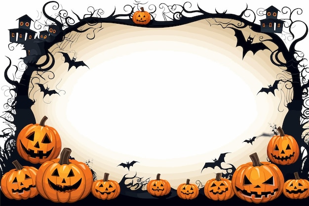 Halloween greeting vector HD wallpaper background