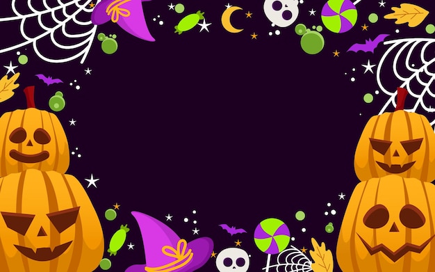Halloween Griezelige Element Achtergrond