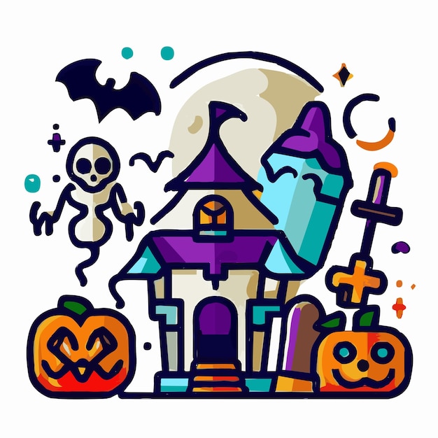 halloween haunted castle