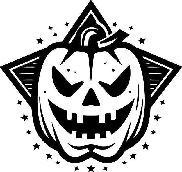 Halloween High Quality Vector Logo Vector illustration ideal for Tshirt graphic