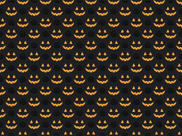 Vector halloween horror bat spider ghost seamless art modern pattern background element flat cartoon vector