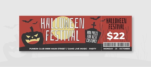 Vector halloween horror nights tickets