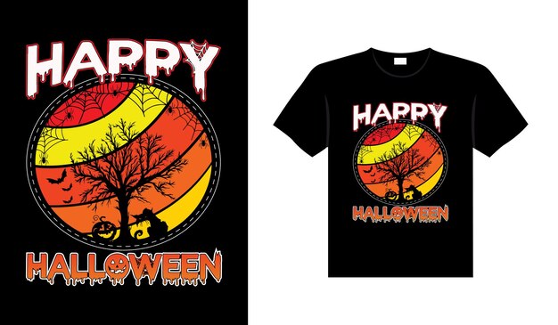 Halloween horror vintage t-shirt design, eng print sjabloon vector graphics typografie design