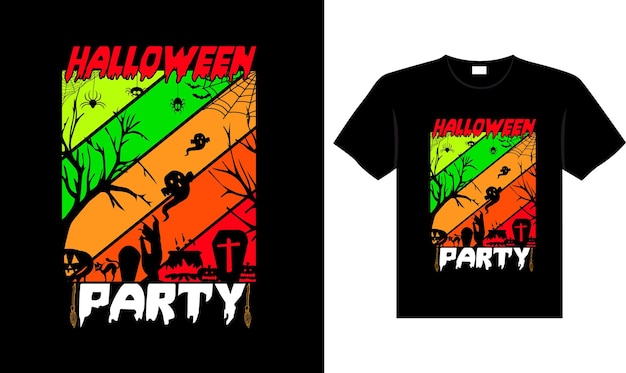 Halloween horror vintage t-shirt design, eng print sjabloon vector graphics typografie design