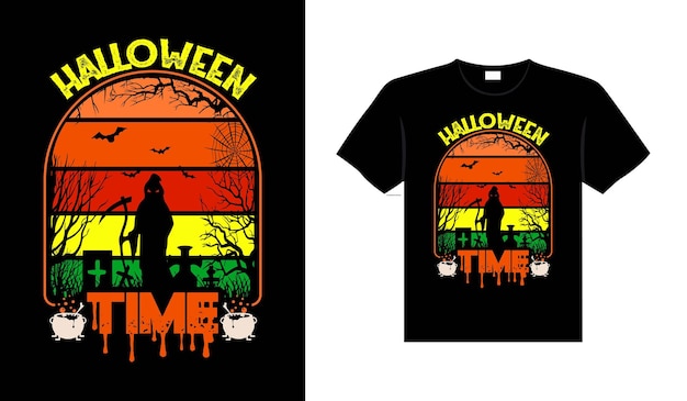 Halloween horror vintage t-shirt design, eng print sjabloon vector graphics typografie design
