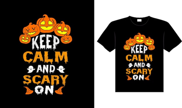 Halloween horror vintage t-shirt design, enge print sjabloon vector typografie shirt design