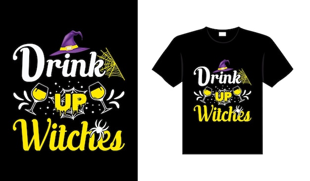 Halloween horror vintage t-shirt design, scary print template vector graphics typography design