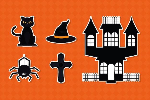 Halloween icon collection