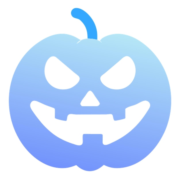 halloween icon colored shapes gradient