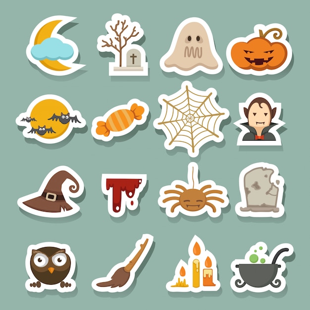 Halloween icons