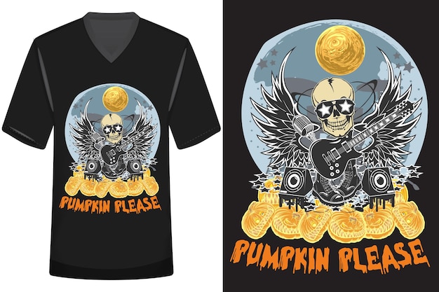 Vector halloween-illustratie t-shirtontwerp t-shirtontwerp illustratieontwerp halloween
