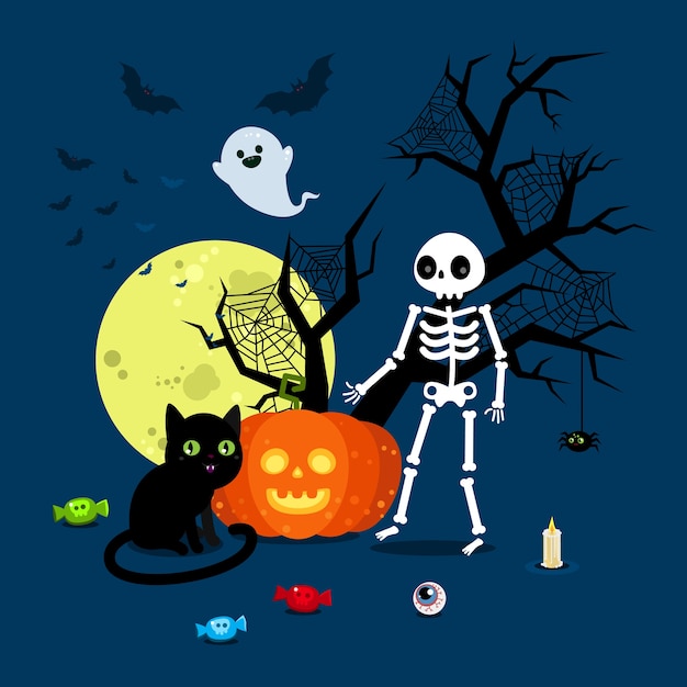 Vector halloween illustratie