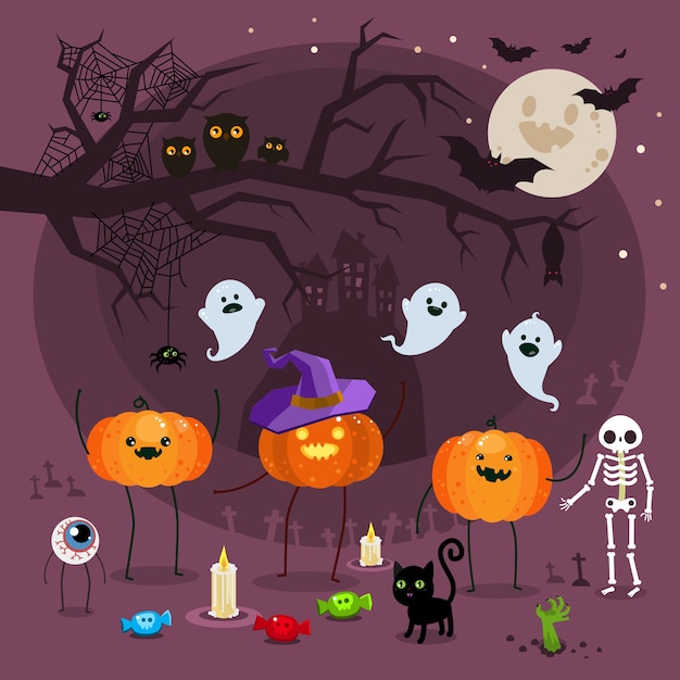 Halloween illustratie