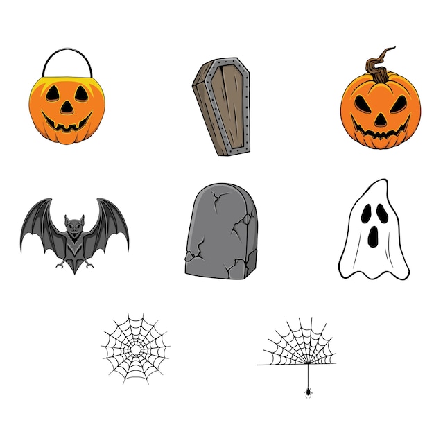 Halloween-illustratiepakket