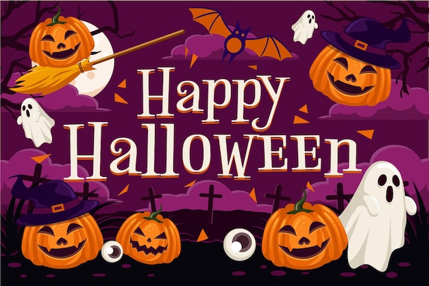 halloween illustration background