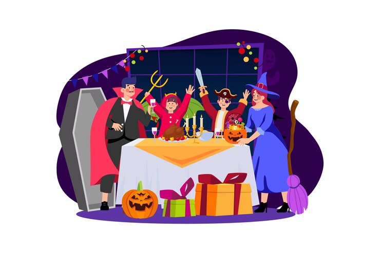 Vector ハロウィーン イラスト コンセプト