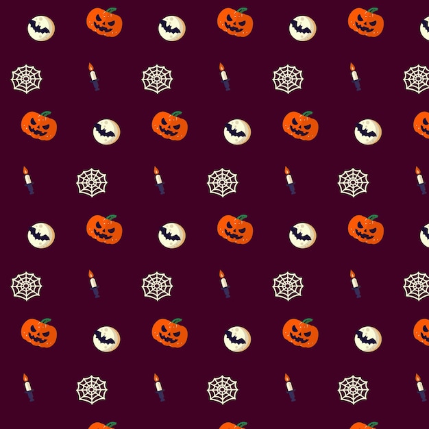 Vector halloween inspired pattern