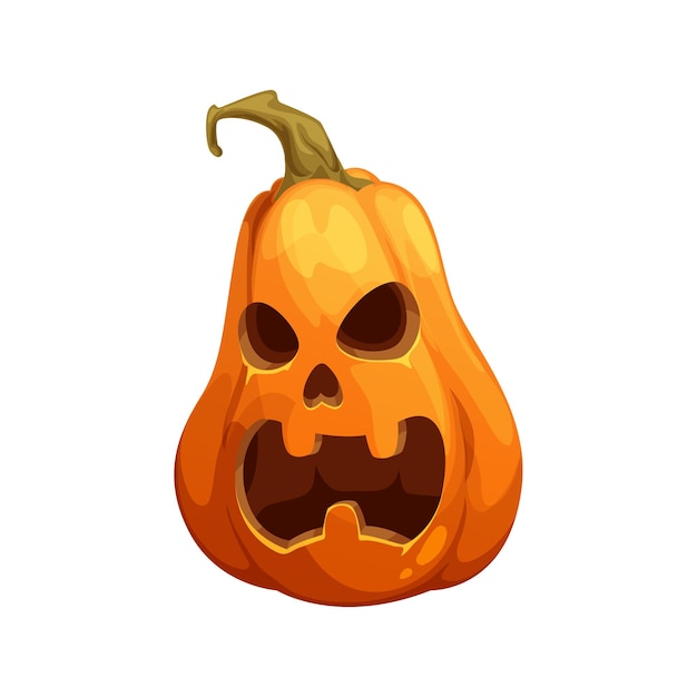 Halloween Jack or lantern pumpkin character face