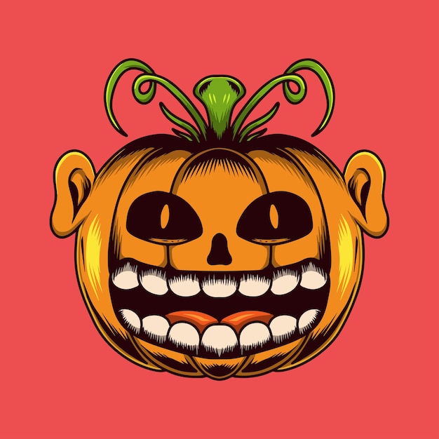 Halloween jack o lantern