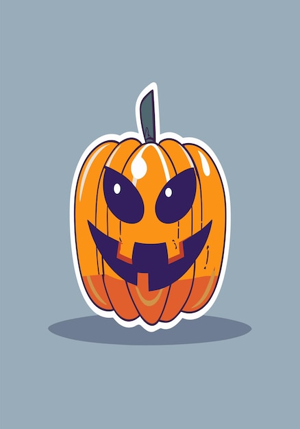 Halloween JackoLantern 2D Vector Design