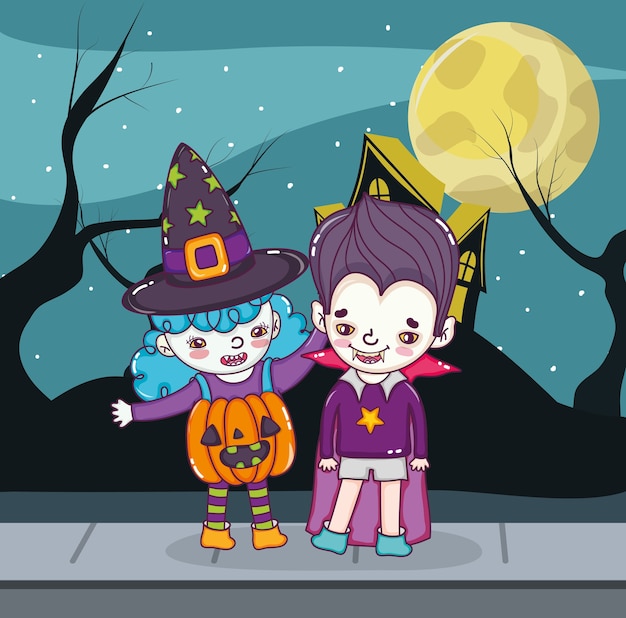 Halloween kids cartoons