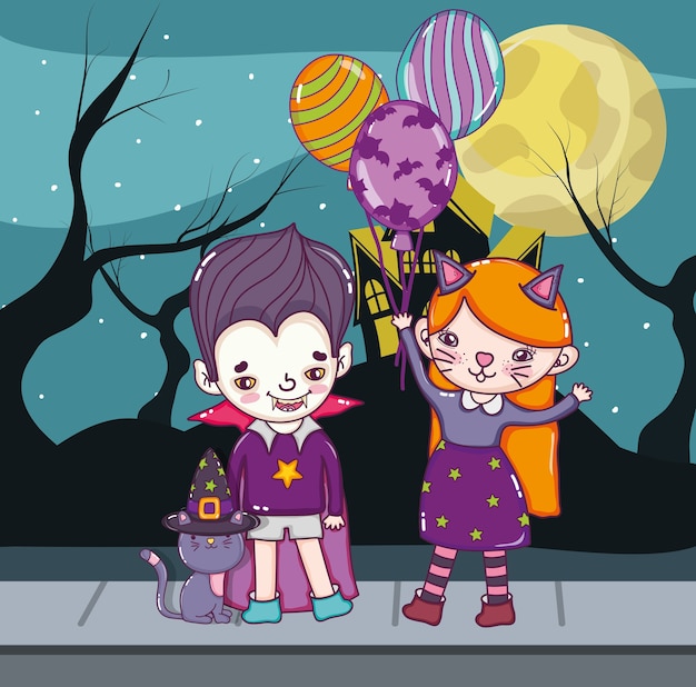 Halloween kids cartoons